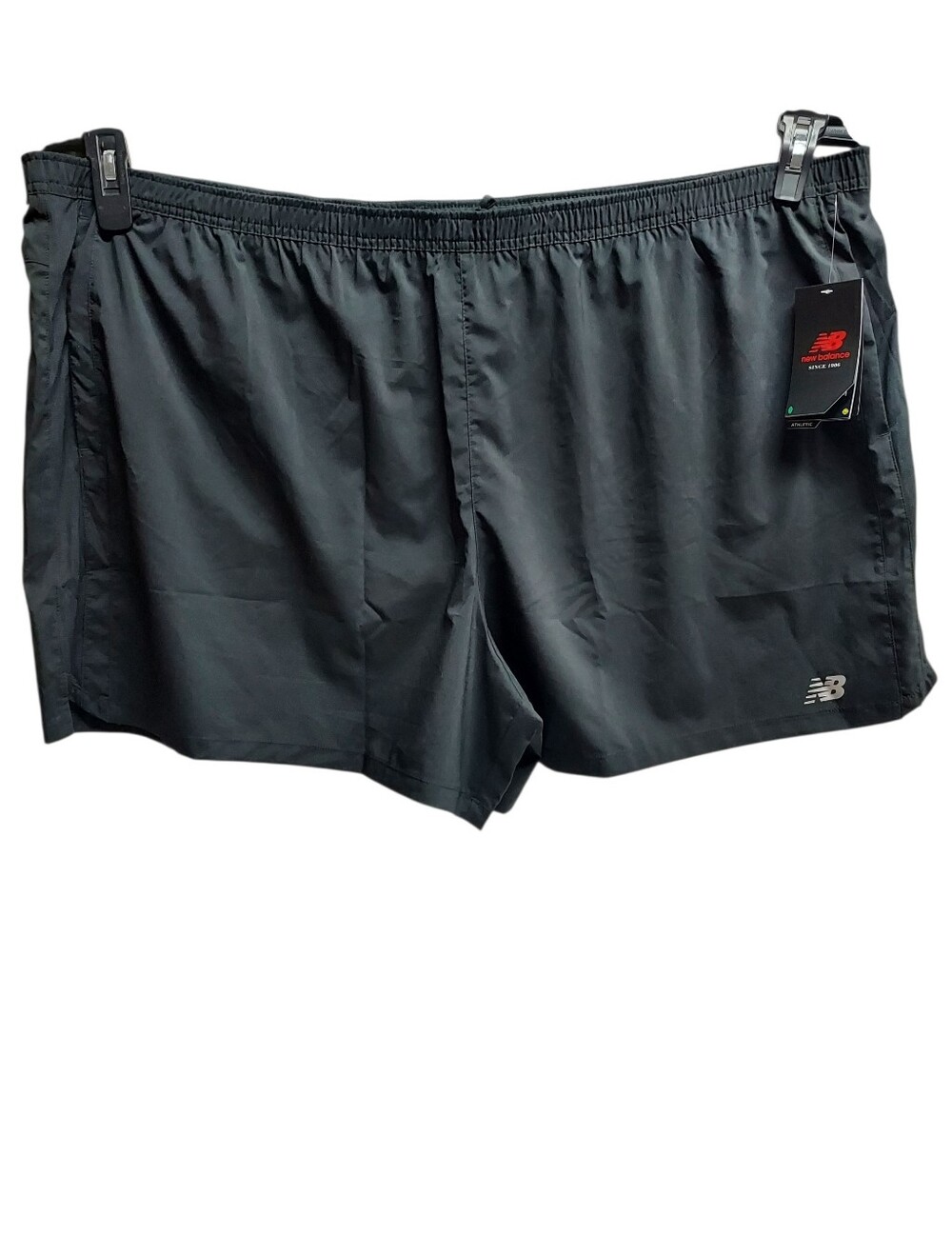 New Balance Men's Black Lined Athletic Running Shorts